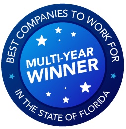 Florida Trend - Best Companies to Work for in Florida 2020 Winner seal