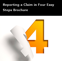 Reporting a Claim in Four Easy Steps Brochure